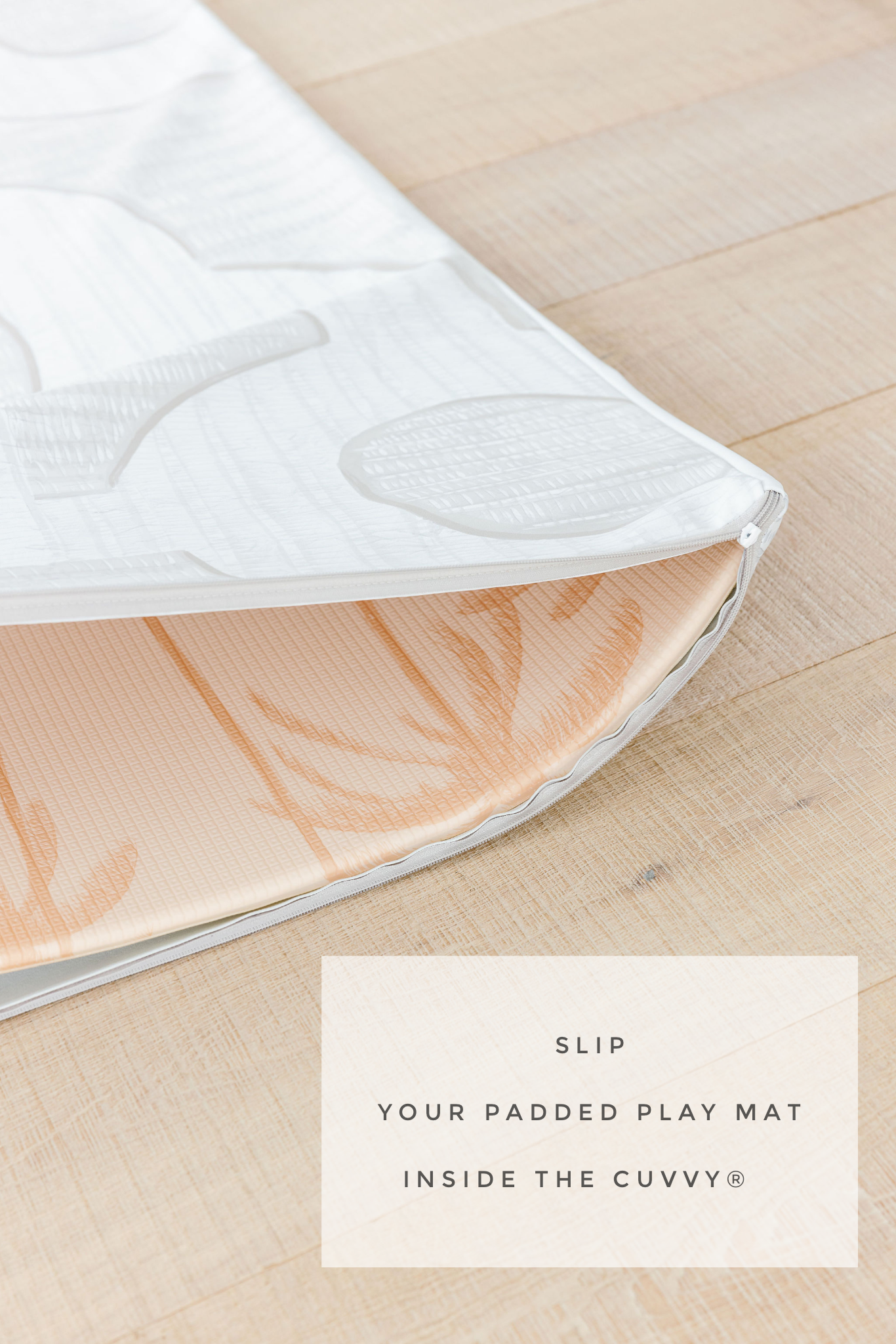Softly Summer Cuvvy play mat cover, padded play mat, vegan leather, reversible, road play mat, palm , baby play mat