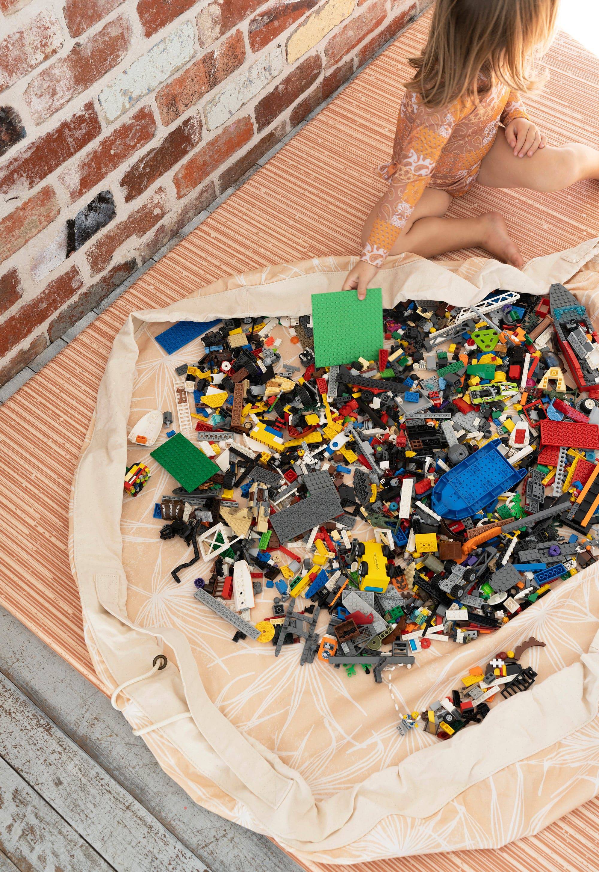 Lego floor mat online bag