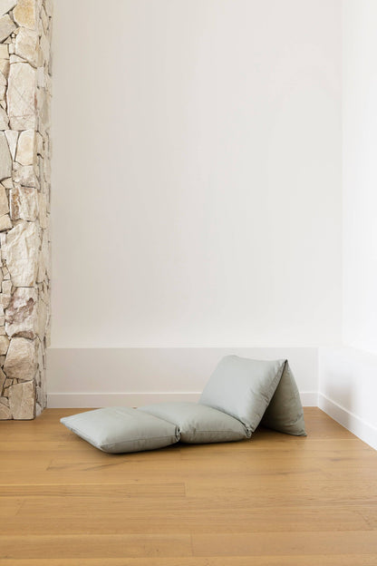 Vegan Leather Pillow Mat Lounger